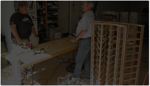 Custom Wine Racks Orange County California Installers and Designers at Work